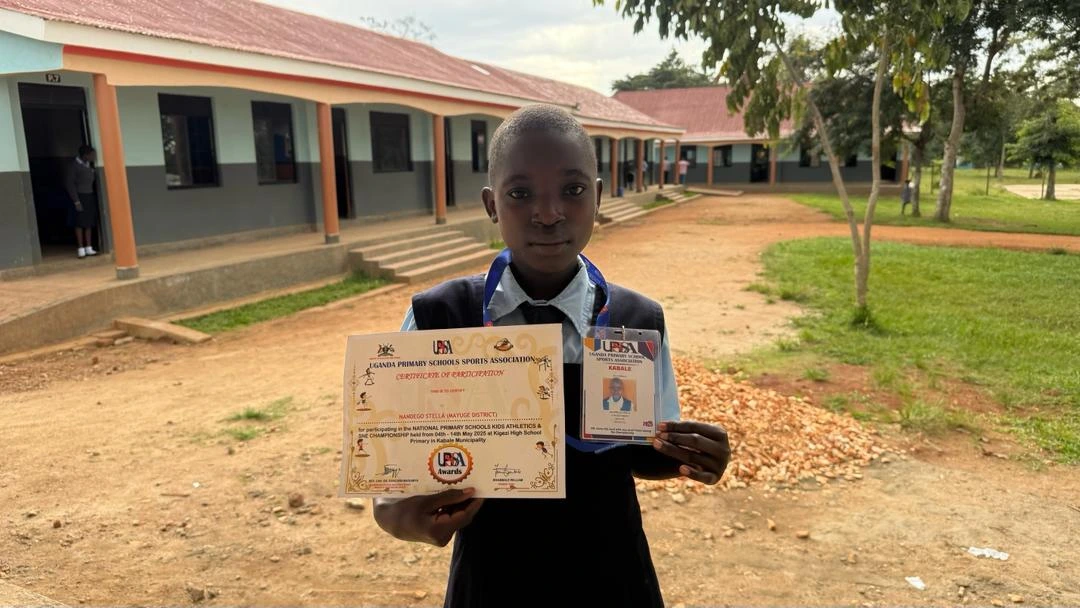 National Level Participation (Ms. Stella First in Mayuge Dt in 100mts, 400mts, participated in National level in Kabale).